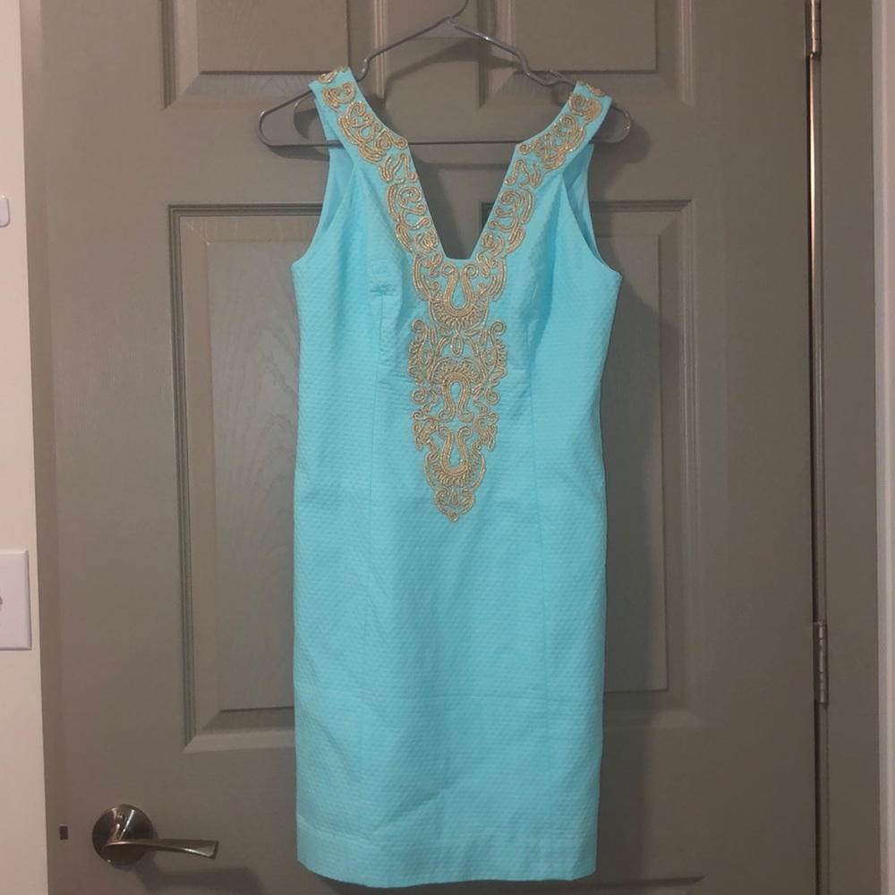 NWT Blue Lily Pulitzer Suzette Shift Dress Sz 0